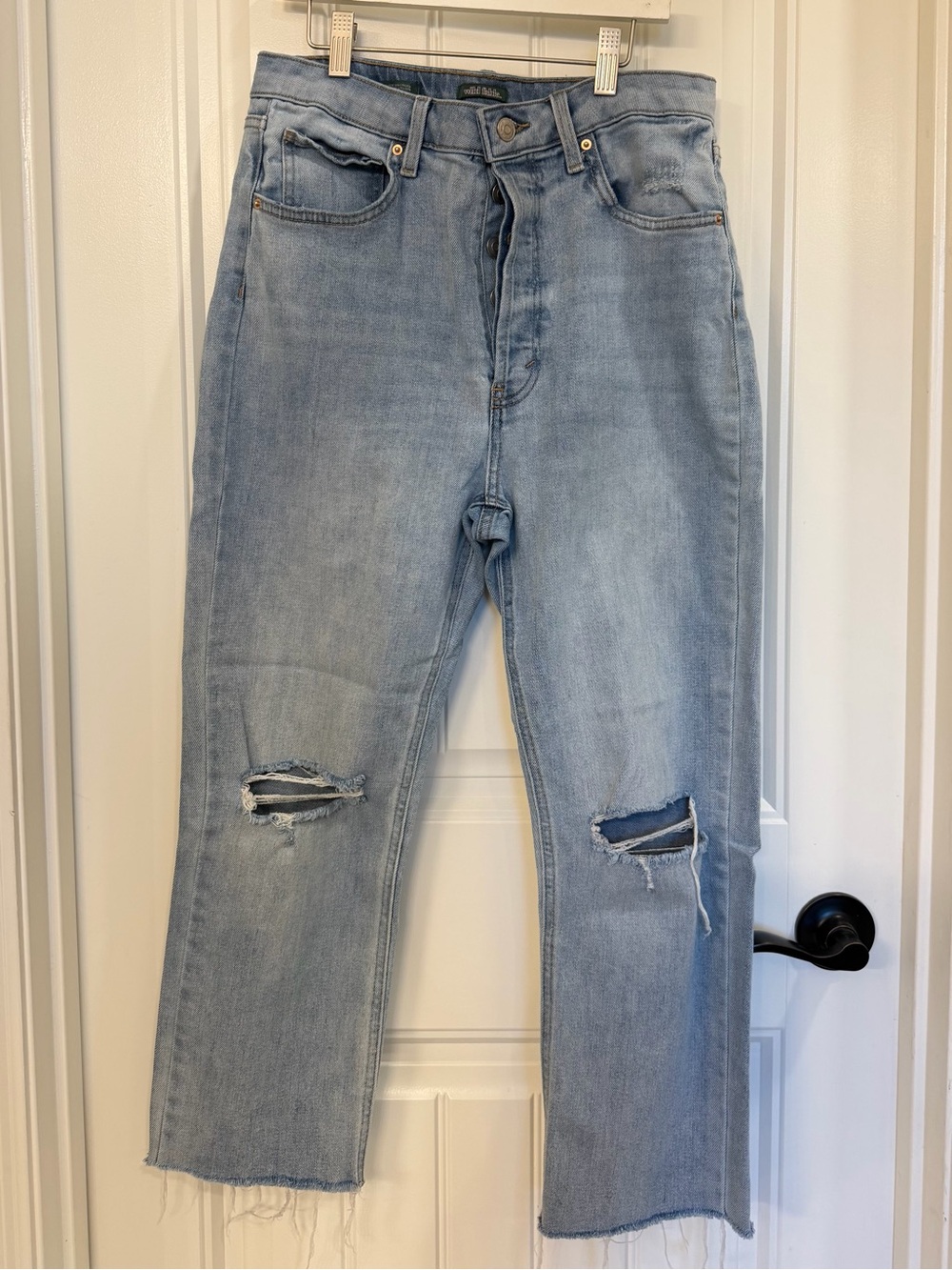 wild fable Super High-Rise Slim Straight Ankle Jeans